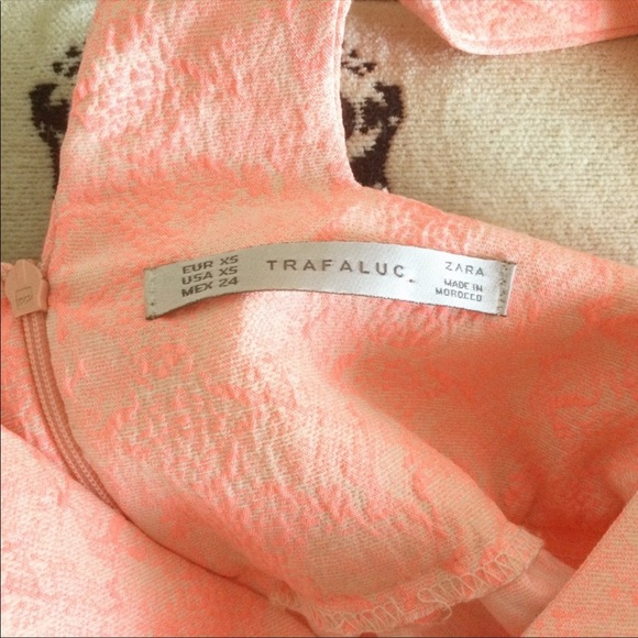 ZARA Pink/Coral XS Dress - Picture 5 of 6